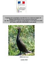Bilan : Comptage de la population reproductrice de Cormorans huppés de Méditerranée aux Îles Sanguinaires à Ajaccio et Isula Piana à Coti-Chiavari en 2016