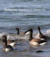 Bilan : Dénombrements mensuels des bernaches hivernantes en France - saison 2020-2021
