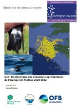 Bilan : Suivi télémétrique des océanites reproducteurs de l'archipel de Molène 2020-2022