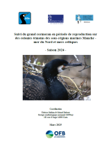 Bilan : Suivi du grand cormoran en période de reproduction sur des colonies témoins des sous-régions marines Manche - mer du Nord et mers celtiques - Saison 2024