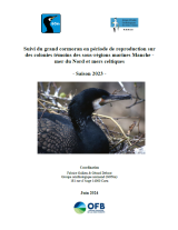 Bilan : Suivi du Grand Cormoran en période de reproduction sur des colonies témoins des sous-régions marines Manche - mer du Nord et mers celtiques - Saison 2023