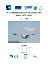 Bilan : Suivi du fulmar boréal en période de reproduction sur des colonies témoins des sous-régions marines Manche - mer du Nord et mers celtiques - saison 2023